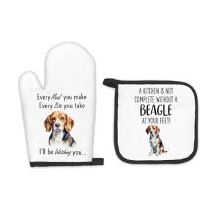Beagle Dog Kitchen Accessories Set for Baking