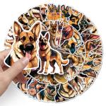 Cute German Shepherd Dog Stickers - 50 PCS