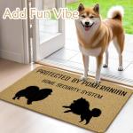 Welcome Mat for Pomeranian Lovers - Funny Dog Design