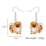 Cute Pomeranian Dog Breed Earrings for Women