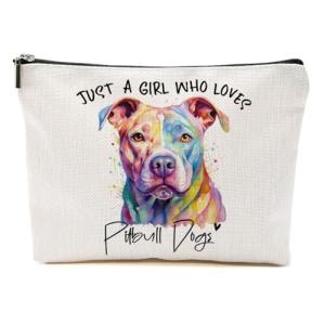 Pit Bull Makeup Bag for Dog Lovers