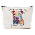 Pit Bull Makeup Bag for Dog Lovers