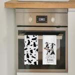 Funny Pitbull Kitchen Towels Set of 2