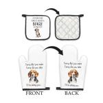 Beagle Dog Kitchen Accessories Set for Baking