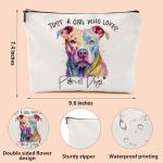 Pit Bull Makeup Bag for Dog Lovers
