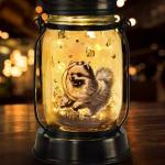 Pomeranian Solar Lanterns for Dog Lovers