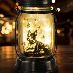 Boston Terrier Solar Lantern for Dog Lovers