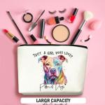 Pit Bull Makeup Bag for Dog Lovers