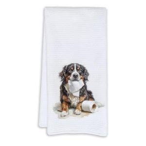 Funny Bernese Mountain Dog Hand Towels for Dog Lovers