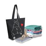 Funny Bulldog Canvas Tote Bag for Dog Lovers