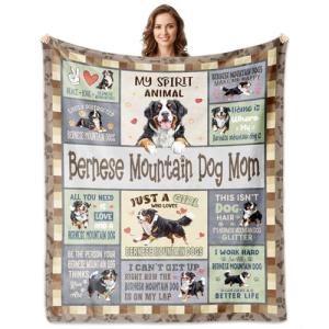 Cozy Bernese Mountain Dog Blanket for Dog Lovers