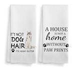 Husky Glitter Towel Set for Dog Lovers