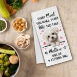 Maltese Dog Lover Kitchen Towels for Fun