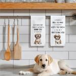 Shih Tzu Kitchen Towel Set for Dog Lovers