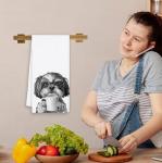 Funny Shih Tzu Kitchen Towels for Dog Lovers