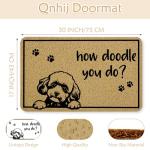 Funny Doodle Dog Door Mat for Pet Lovers