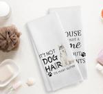Husky Glitter Towel Set for Dog Lovers