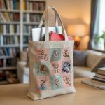 Poodle Lover Canvas Tote Bag for Dog Lovers