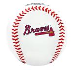 Atlanta Braves Baseball with Team Logo