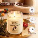 Boston Terrier Gifts & Lavender Dog Fart Candle