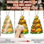 Bernese Mountain Dog Holiday Ornament with Santa Hat