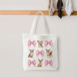 Chihuahua Canvas Tote Bag for Dog Lovers