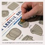 Major League Ballparks Scratch-Off Poster for Dog Lovers