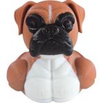 Boxer Dog Duck Figurine for Dashboard Fun