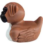 Boxer Dog Duck Figurine for Dashboard Fun