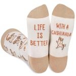 Chihuahua Dog Mom Crew Socks for Gifts