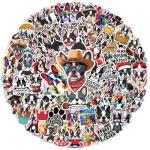 Boston Terrier Waterproof Stickers - 100 Fun Decals