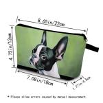 Boston Terrier Makeup Bag - Cute Organizer for Dog Lovers