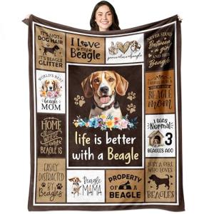 Cozy Beagle Throw Blanket for Dog Lovers