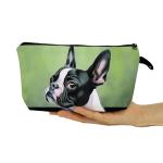 Boston Terrier Makeup Bag - Cute Organizer for Dog Lovers