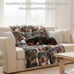 Rottweiler Blanket for Dog Lovers 50"X60