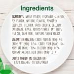 Nylabone Healthy Edibles Natural Puppy Chews Long Lasting Treats for Puppies, Lamb & Apple Flavor, X-Small/Petite (4 Count)