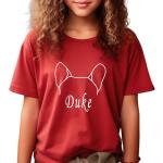 Personalized Dog Mom Sweatshirt with Ears & Name