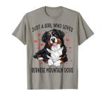 Bernese Mountain Dog Lover T-Shirt for Her