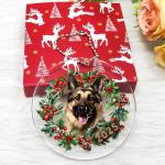 German Shepherd Christmas Tree Ornament 2025