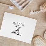 Pitbull Lovers Kitchen Towels for Dog Decor