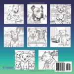 Pit Bull Coloring Book for Relaxation and Fun