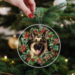 German Shepherd Christmas Tree Ornament 2025