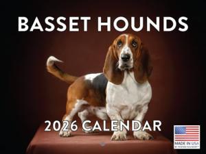 Basset Hound 2026 Wall Calendar for Dog Lovers