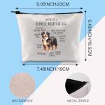 Bernese Mountain Dog Makeup Bag for Dog Lovers