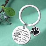 Funny Dog Mom Keychain for Yorkie Lovers