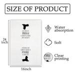 Poodle Kitchen Towels for Dog Lovers