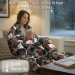 Rottweiler Blanket for Dog Lovers 50"X60