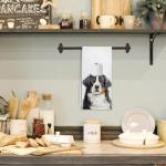 Funny Bernese Mountain Dog Hand Towels