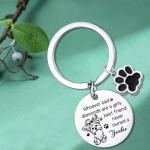 Funny Dog Mom Keychain for Yorkie Lovers