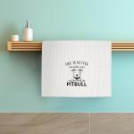 Pitbull Lovers Kitchen Towels for Dog Decor